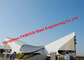 Kustom Tension Fabric Struktural Carport Menbrane untuk Stadion / Bandara pemasok