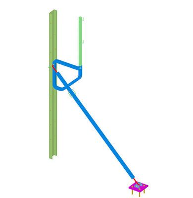 Snap In Self Locking Steel Bracing Alignment System Untuk Konstruksi ...