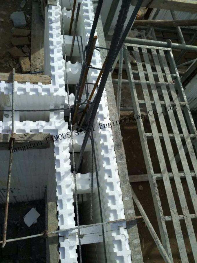 Bentuk Beton Terisolasi Hitam Papan Lurus 90 Sudut T Bentuk Icfs Wall Build Blocks 3