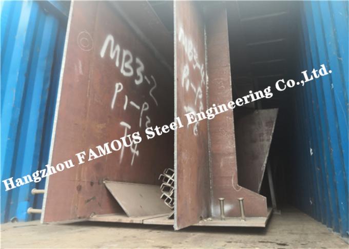 Standar Australia ASTM A588 Corten Steel Truss Bridge Tahan Cuaca 0