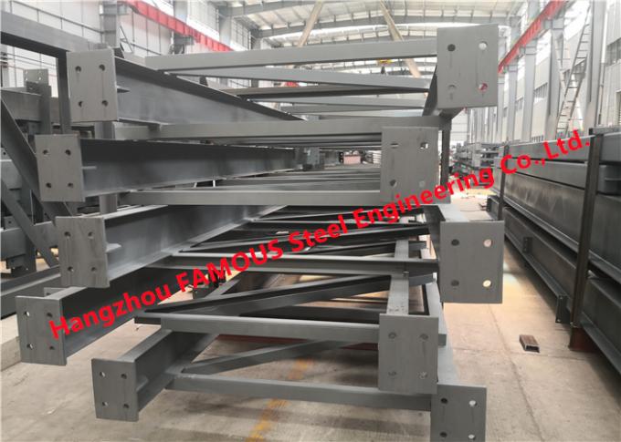 1800 Ton Steel Truss Struktural Fabrikasi Q235B Grade 0